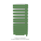 Acova - Fassane Spa Asym EL +Air, droite, Reseda Green, 750W, H 1248mm / L 550mm