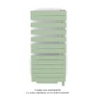 Acova - Fassane Spa Asym EL +Air, droite, Pastel Green, 750W, H 1248mm / L 550mm
