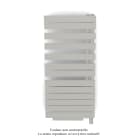 Acova - Fassane Spa Asym EL +Air, droite, Telegrey 4, 750W, H 1248mm / L 550mm