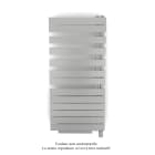 Acova - Fassane Spa Asym EL +Air, droite, White Aluminium, 750W, H 1248mm / L 550mm