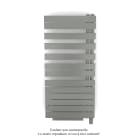 Acova - Fassane Spa Asym EL +Air, droite, Grey Aluminium, 750W, H 1248mm / L 550mm