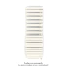 Acova - Fassane Spa Asym EL +Air, droite, Edelweiss m., 1000W, H 1741mm / L 550mm