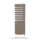 Acova - Fassane Spa Asym EL +Air, droite, Beige Grey, 1000W, H 1741mm / L 550mm