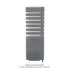Acova - Fassane Spa Asym EL +Air, droite, Anthracite, 1000W, H 1741mm / L 550mm