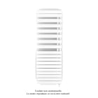 Acova - Fassane Spa Asym EL +Air, droite, White Matt, 1000W, H 1741mm / L 550mm