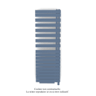 Acova - Fassane Spa Asym EL +Air, droite, Pigeon Blue, 1000W, H 1741mm / L 550mm