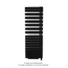 Acova - Fassane Spa Asym EL +Air, droite, Jet Black, 1000W, H 1741mm / L 550mm