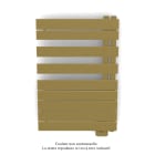 Acova - Fassane Spa Asym EL droite, régul IHD, Beach Gold, 500W,H860mm / L550mm