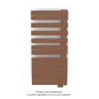 Acova - Fassane Spa Asym EL droite, régul IHD, Terracotta, 750W,H1238mm / L550mm