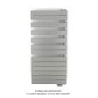 Acova - Fassane Spa Asym EL droite, régul IHD, Inox Look, 750W,H1238mm / L550mm