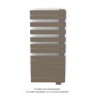 Acova - Fassane Spa Asym EL droite, régul IHD, Pearl Beige, 750W,H1238mm / L550mm