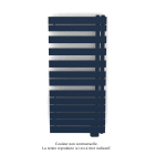 Acova - Fassane Spa Asym EL droite, régul IHD, Sapphire Blue, 750W,H1238mm / L550mm