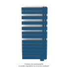 Acova - Fassane Spa Asym EL droite, régul IHD, Gentian Blue, 750W,H1238mm / L550mm