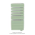 Acova - Fassane Spa Asym EL droite, régul IHD, Pastel Green, 750W,H1238mm / L550mm