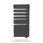 Acova - Fassane Spa Asym EL droite, régul IHD, Umbra Grey, 750W,H1238mm / L550mm