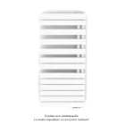 Acova - Fassane Spa Asym EL droite, régul IHD, Blanc RAL 9016, 750W,H1238mm / L550mm