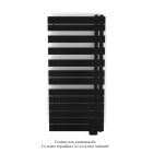 Acova - Fassane Spa Asym EL droite, régul IHD, Traffic Black, 750W,H1238mm / L550mm