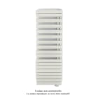 Acova - Fassane Spa Asym EL droite, régul IHD, White Quartz, 1000W,H1731mm / L550mm
