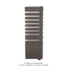 Acova - Fassane Spa Asym EL droite, régul IHD, Brown Quartz, 1000W,H1731mm / L550mm