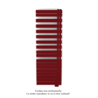 Acova - Fassane Spa Asym EL droite, régul IHD, Ruby Red, 1000W,H1731mm / L550mm