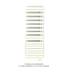 Acova - Fassane Spa Asym EL droite, régul IHD, Cream, 1000W,H1731mm / L550mm