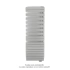 Acova - Fassane Spa Asym EL droite, régul IHD, White Aluminium, 1000W,H1731mm / L550mm