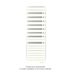 Acova - Fassane Spa Asym EL droite, régul IHD, Pure White, 1000W,H1731mm / L550mm