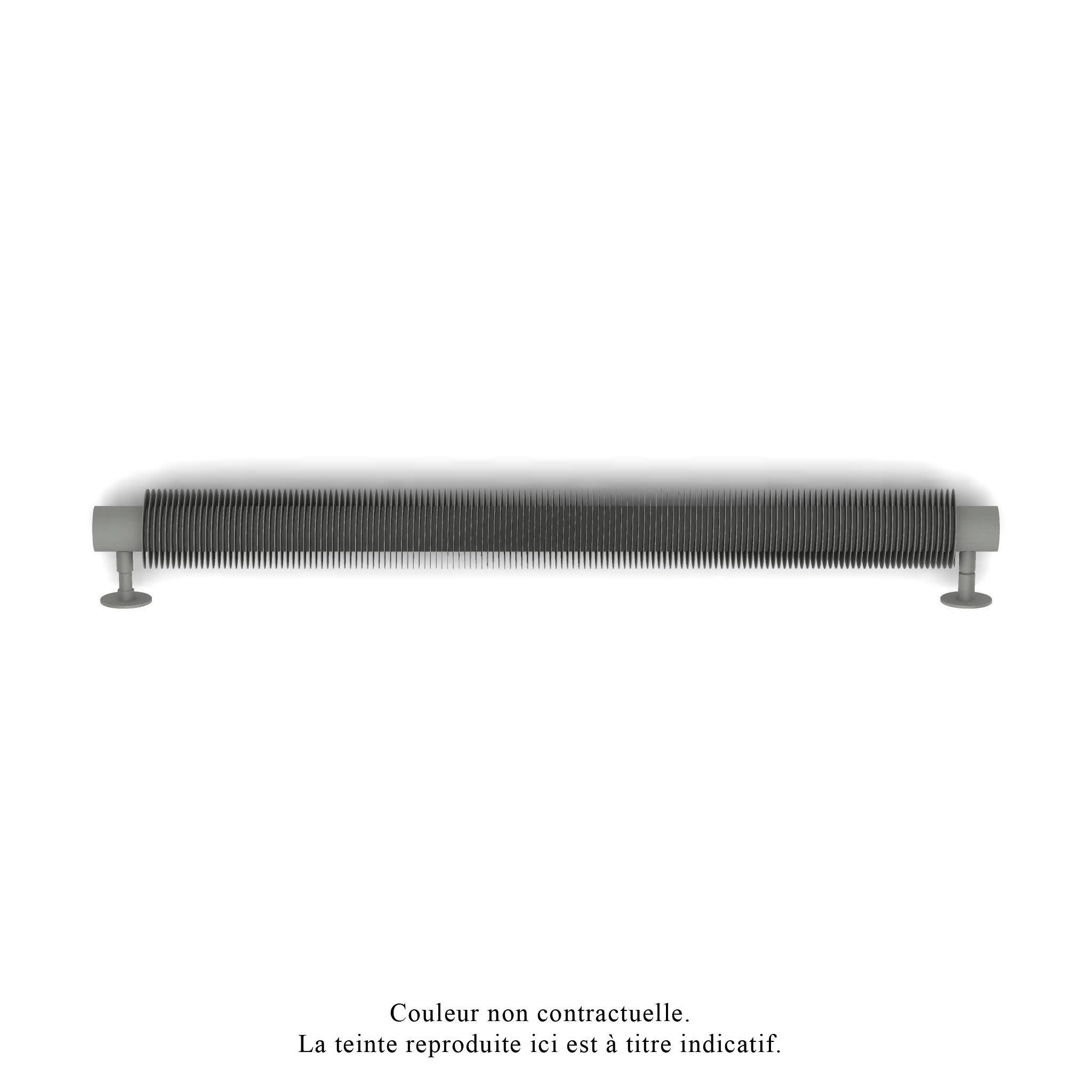 Acova - DécoForm EL plinthe, sans régul., couleur 9007, 600W, H 190 mm / L 1500 mm