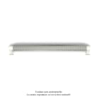 Acova - DécoForm EL plinthe, sans régul., couleur 9010, 600W, H 190 mm / L 1500 mm