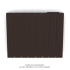 Acova - Fassane Premium EL H, commande RF,Dark Brown 0270, 500W H500 mm / L609 mm