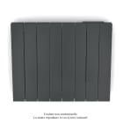 Acova - Fassane Premium EL H, commande RF,Black Matt 0557, 500W H500 mm / L609 mm