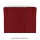 Acova - Fassane Premium EL H, commande RF,Ruby Red 3003, 500W H500 mm / L609 mm