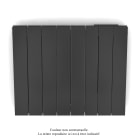 Acova - Fassane Premium EL H, commande RF,Anthracite Grey 7016, 500W H500 mm / L609 mm