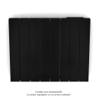 Acova - Fassane Premium EL H, commande RF,Jet Black 9005, 500W H500 mm / L609 mm