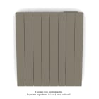 Acova - Fassane Premium EL H, commande RF,Concrete Grey 0265, 750W H700 mm / L609 mm
