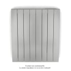 Acova - Fassane Premium EL H, commande RF,White Aluminium 9006, 750W H700 mm / L609 mm