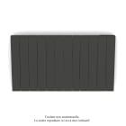 Acova - Fassane Premium EL H, commande RF,Umbra Grey 7222, 750W H500 mm / L905 mm