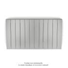 Acova - Fassane Premium EL H, commande RF,White Aluminium 9006, 750W H500 mm / L905 mm