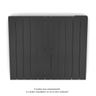 Acova - Fassane Premium EL H, commande RF,Anthracite Grey 7016, 1000W H700 mm / L831 mm