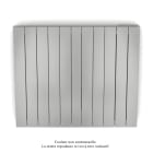 Acova - Fassane Premium EL H, commande RF,White Aluminium 9006, 1000W H700 mm / L831 mm