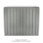 Acova - Fassane Premium EL H, commande RF,Grey Aluminium 9007, 1000W H700 mm / L831 mm