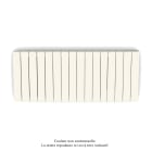 Acova - Fassane Premium EL H, commande RF,Edelweiss m. 0067, 1000W H500 mm / L1201 mm