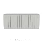 Acova - Fassane Premium EL H, commande RF,Light Grey 0262, 1000W H500 mm / L1201 mm