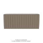 Acova - Fassane Premium EL H, commande RF,Beige Grey 0267, 1000W H500 mm / L1201 mm