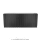 Acova - Fassane Premium EL H, commande RF,Black Quartz 0550, 1000W H500 mm / L1201 mm