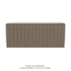 Acova - Fassane Premium EL H, commande RF,Pearl Beige 1235, 1000W H500 mm / L1201 mm