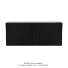 Acova - Fassane Premium EL H, commande RF,Jet Black 9005, 1000W H500 mm / L1201 mm