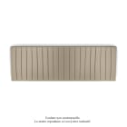 Acova - Fassane Premium EL H, commande RF,Beige Quartz 0523, 1250W H500 mm / L1497 mm