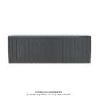 Acova - Fassane Premium EL H, commande RF,Black Matt 0557, 1250W H500 mm / L1497 mm