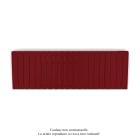 Acova - Fassane Premium EL H, commande RF,Ruby Red 3003, 1250W H500 mm / L1497 mm